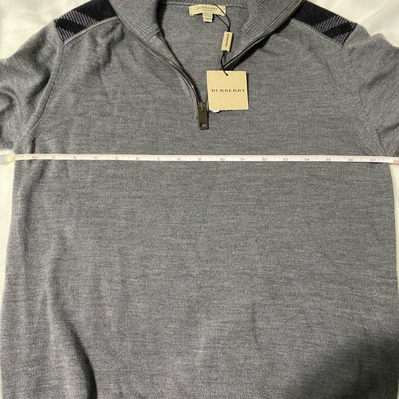 Burberry Merino wool quarter zip sweater - Picture 7 of 10